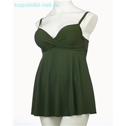 9212 # Q Купальник раздельный платье (46-54)