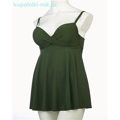 9212 # Q Купальник раздельный платье (46-54)