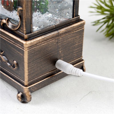 Светильник настольный новогодний 14х8х27 см / NG206-27 /уп 12/ музыкальный