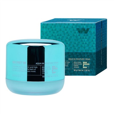 Enough Крем для лица увлажняющий с церамидами и гиалуроновой кислотой / Secret With Acua HA Moisture Cream, 80 г 24220