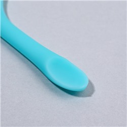 Трафарет для макияжа, силиконовый, 11.7×6×0.7 см, цвет голубой