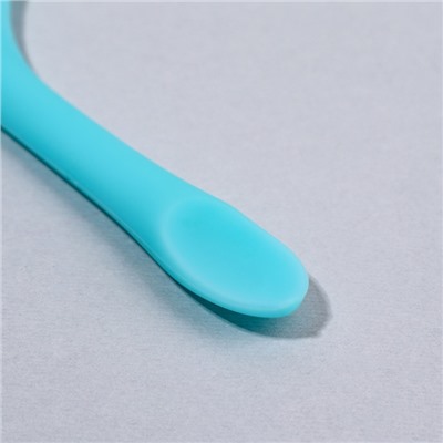 Трафарет для макияжа, силиконовый, 11.7×6×0.7 см, цвет голубой