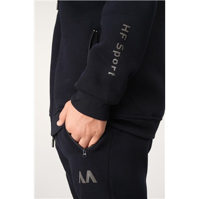 Теплый детский костюм из футера трехнитки с начесом Happyfox