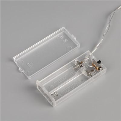 Светодиодная фигура «Медвежонок в шапке» 21×11×11 см, акрил, 20 LED, батарейки ААх2 (не в комплекте), свечение белое