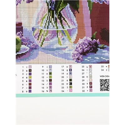 Вышивка крестиком «Садовые цветы», набор для творчества, 35×45 см