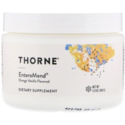 Thorne Research, EnteroMend, со вкусом апельсина и ванили, 168 г (5,9 унции)