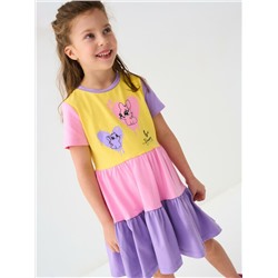 Платье трикотажное для девочек