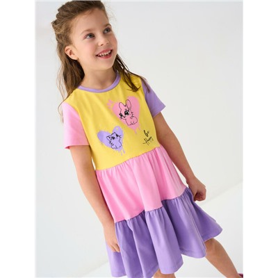 Платье трикотажное для девочек