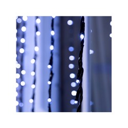 Гирлянда «Водопад» 2×3 м, IP44, УМС, тёмная нить, 800 LED, свечение белое, 8 режимов, 220 В
