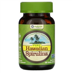 Nutrex Hawaii, Pure Hawaiian Spirulina, 100 таблеток