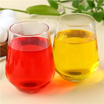 Набор для декора яиц на Пасху «Цыплята», 2 красителя: жёлтый, розовый, наклейки