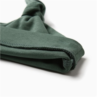 Комбинезон детский с шапочкой «Крошка Я. Еловые веточки», рост 86-92 см, зелёный