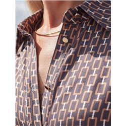 Платье на запАх из вискозы с принтом