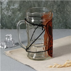 Кружка пивная стеклянная «За ВДВ», 500 мл