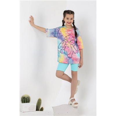 Костюм для девочки Мел (Бирюзовый)