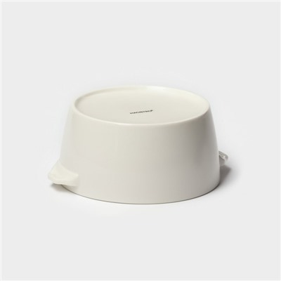 Салатник Magistro Whitewarm, 500 мл, 15×12.5×6 см, фарфор, белый
