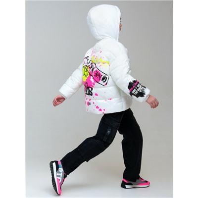 Куртка текстильная с полиуретановым покрытием для девочек