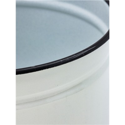 УЦЕНКА Кастрюля, 9 л, без крышки, белая