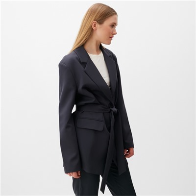 Пиджак женский MINAKU: Classic, серый, размер 50-52