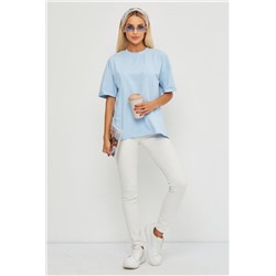 Футболка оверсайз женская ГБ4000-ФЖ (Голубой)