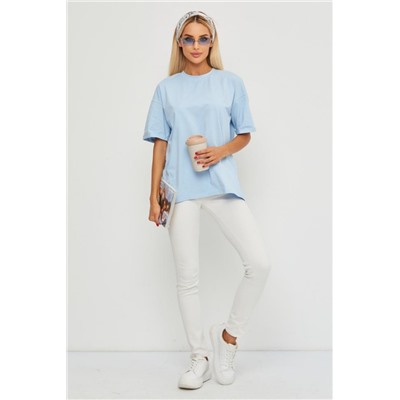 Футболка оверсайз женская ГБ4000-ФЖ (Голубой)