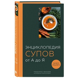 Эксмо "Энциклопедия супов от А до Я (закрашенный обрез)"