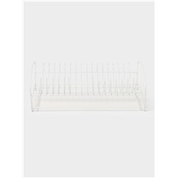 УЦЕНКА Сушилка для тарелок, без поддона, 38×25×12 см, белая