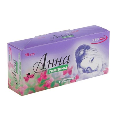 Тампоны «Анна» Lux Super, 16 шт.