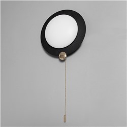 Бра «Планета» LED 3000К-6000К черный 23.5×23.5×12 см