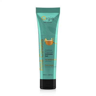 Съедобный интимный гель Orgie Lube Tube Cocktail Pina Colada - 100 мл.