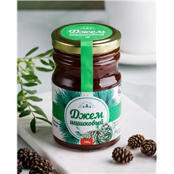 Джем из сосновой шишки "Шишковый" / стекло / 240 гр / Солнечная Сибирь