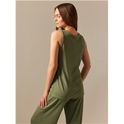 Майка домашняя женская SL HOME Soft Home, размер M, оливковая