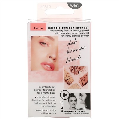 Real Techniques, Miracle Powder Sponge, 1 спонж
