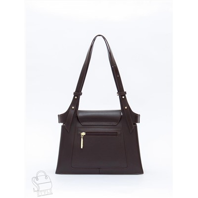 Сумка женская кожаная 2388Y coffee Polina&Eiterou