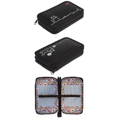 Пенал 6-ти ств. 190х110 мм "Кошмарики" с табл.умножения (094766) 47122 Хатбер