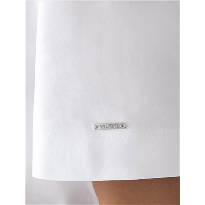 Свободная футболка с принтом из премиального хлопка с эластаном