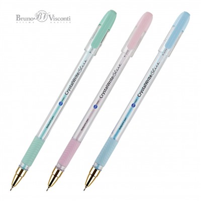 Ручка шариковая 0.38 мм "CrystalWrite.Zefir" синяя 20-0404/41 Bruno Visconti