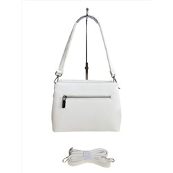 Женская сумка из искусственной кожи, цвет белый