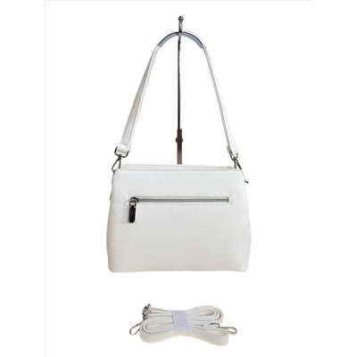 Женская сумка из искусственной кожи, цвет белый