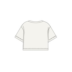 Фуфайка трикотажная для девочек (футболка)