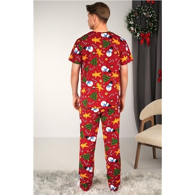 Мужская новогодняя пижама Happyfox