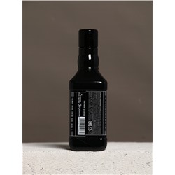 Подарочный набор «Лучшему мужчине», гель для душа во флаконе виски, чёрный и мочалка лента, Чистое счастье