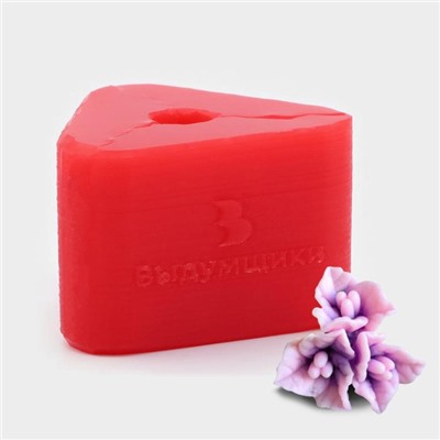 Молд для заливки шоколада Выдумщики «Тройник пуансетии», 4.3×4.2×3.5 см, силикон, красный