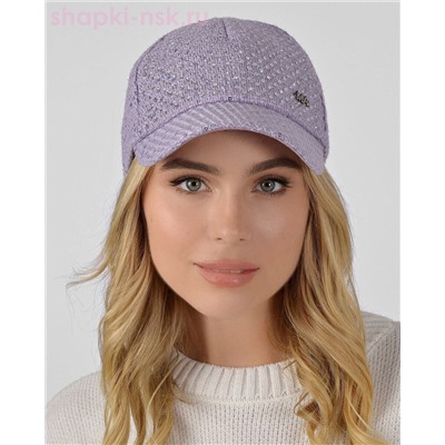 Букле пайетка стразы Бейсболка женская (56-58)