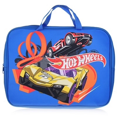 Папка-сумка "Hot Wheels" с ручками, А4, текстильная