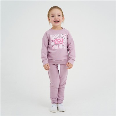 Джемпер для девочки KAFTAN: Dream, размер 30 (98-104 см), лиловый