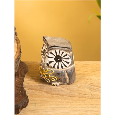 Сувенирный набор «Совы с узором», 6×14×7 см, дерево