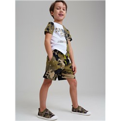 Комплект трикотажный для мальчиков: фуфайка (футболка), шорты