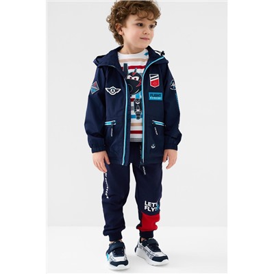 Куртка текстильная с полиуретановым покрытием для мальчиков (ветровка) PLAYTODAY, 1243937