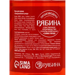 Новогодний подарочный набор косметики «Тепла и уюта»: гель для душа 110 мл и крем для рук 30 мл, URAL LAB